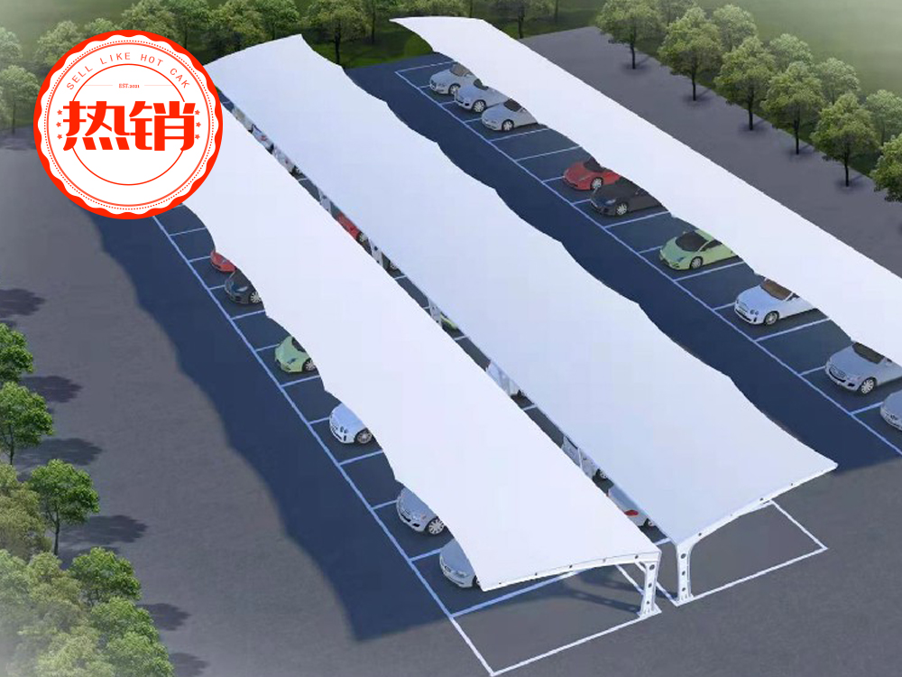 膜結構汽車停車棚